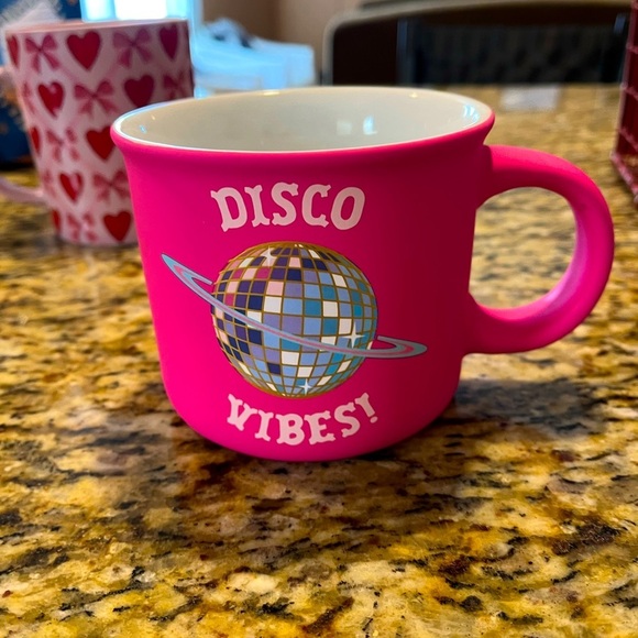 Disco Vibes Pink Coffee Mug - Picture 1 of 4